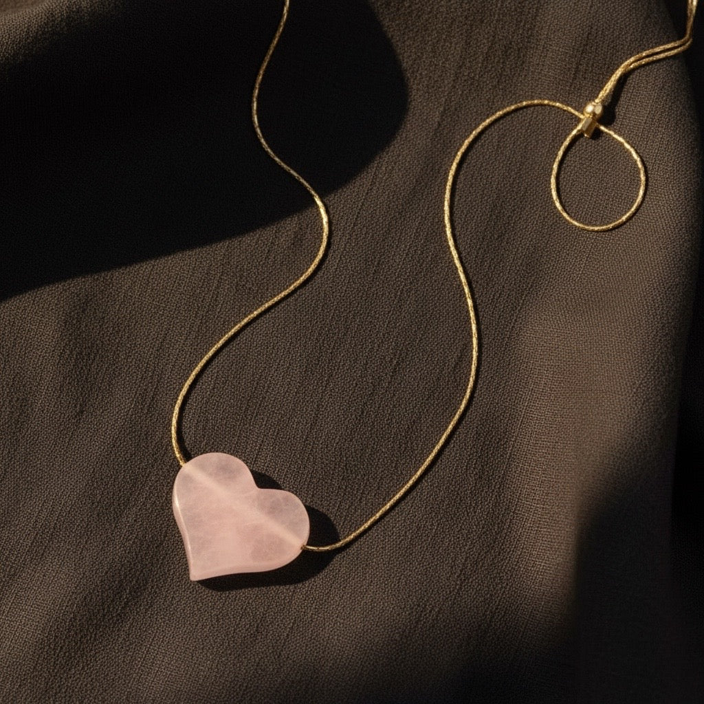 The Rose Quartz Heart