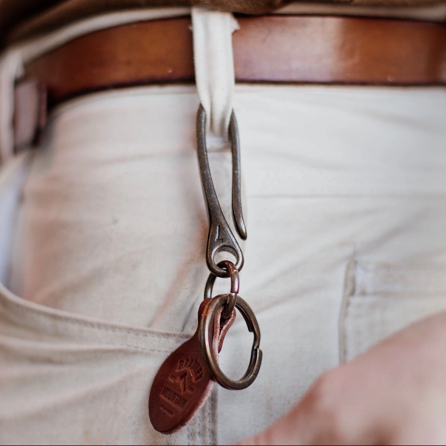 The Fish Hook Key Fob
