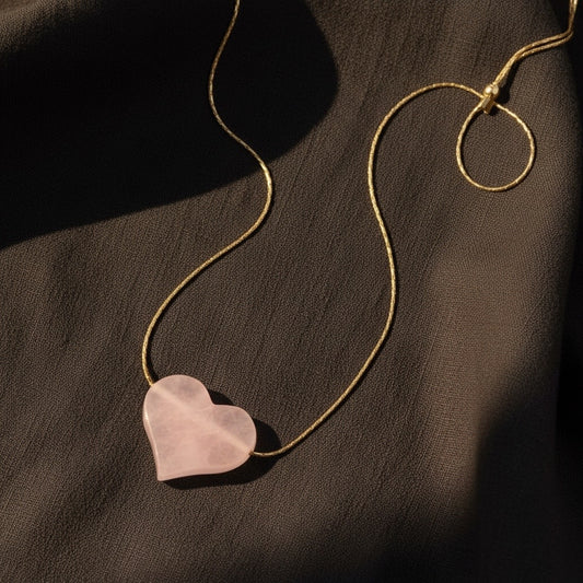 The Rose Quartz Heart